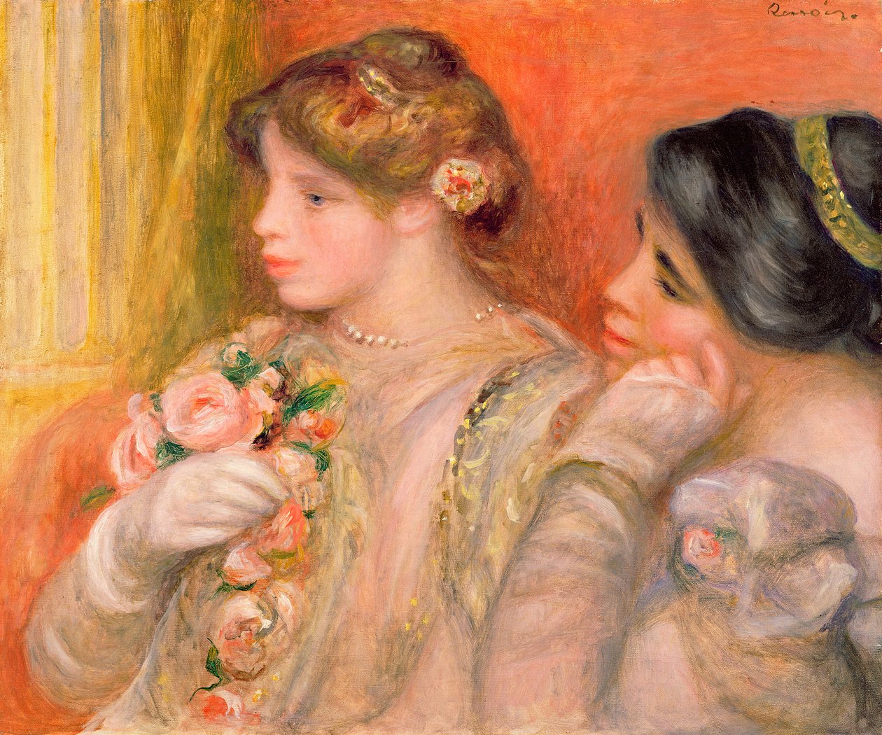 I La Loge, c.1908 af Pierre Auguste Renoir