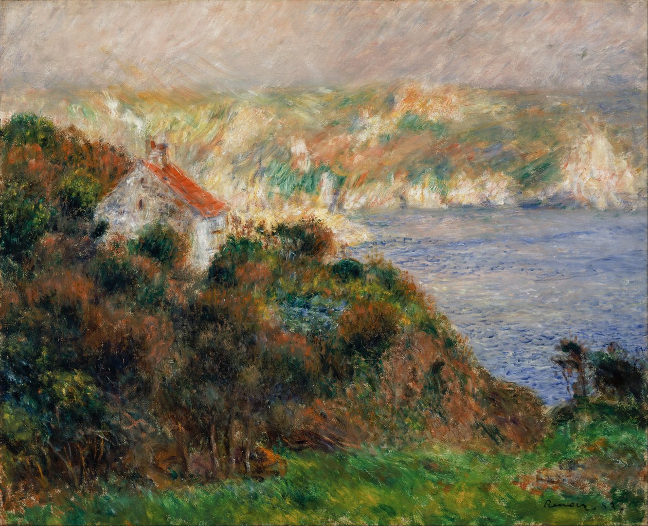 Tåge på Guernsey af Pierre Auguste Renoir