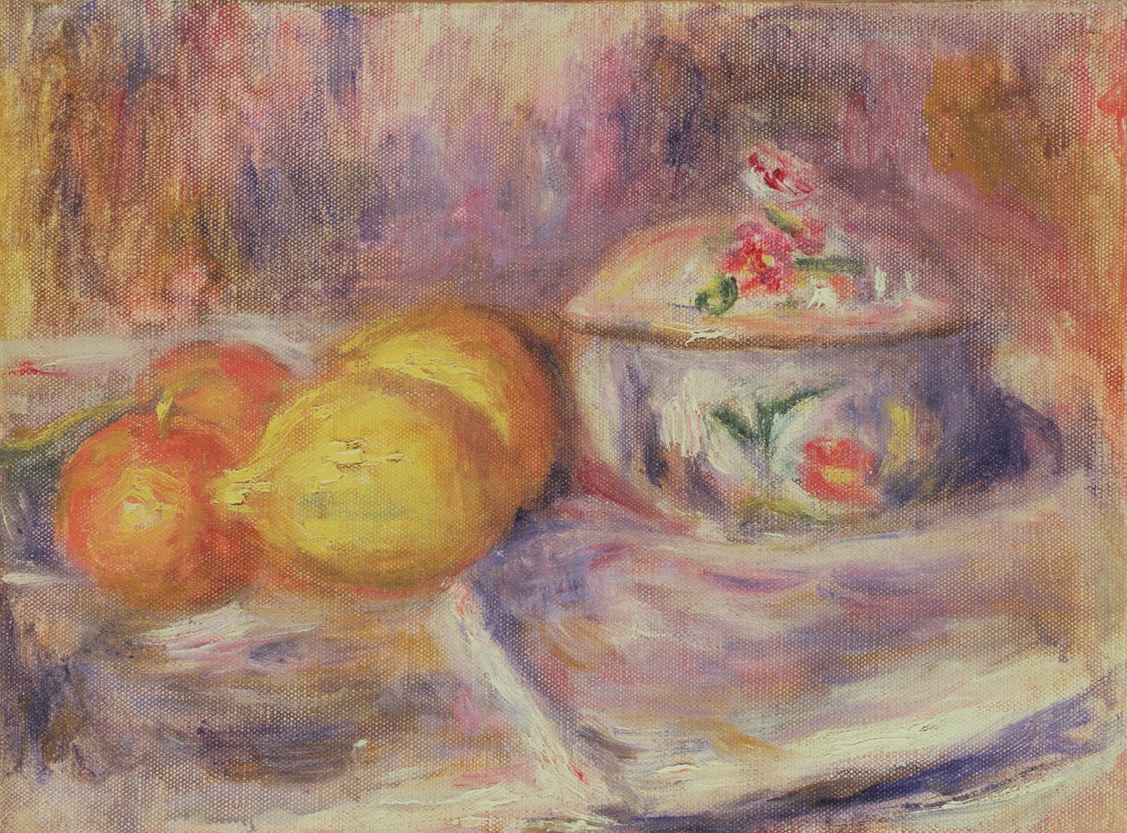 Frugt og Bonbonniere, efter 1914 af Pierre Auguste Renoir
