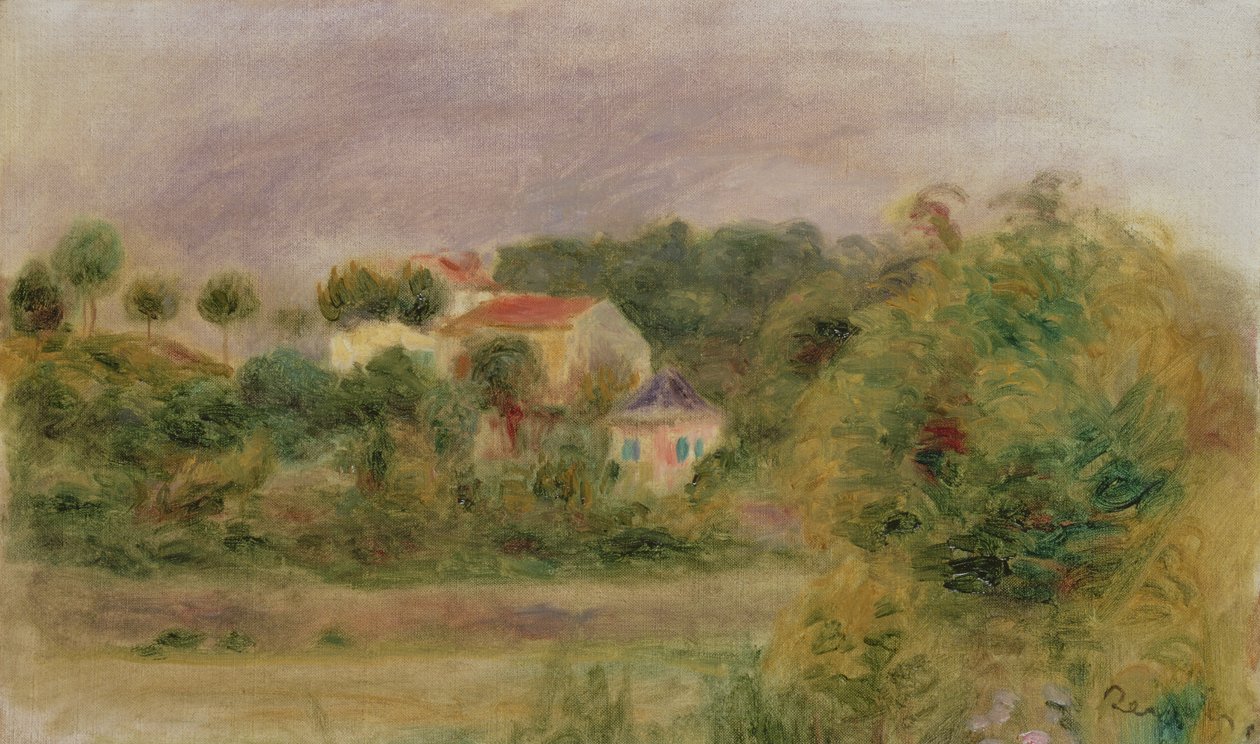 Huse i Parken af Pierre Auguste Renoir