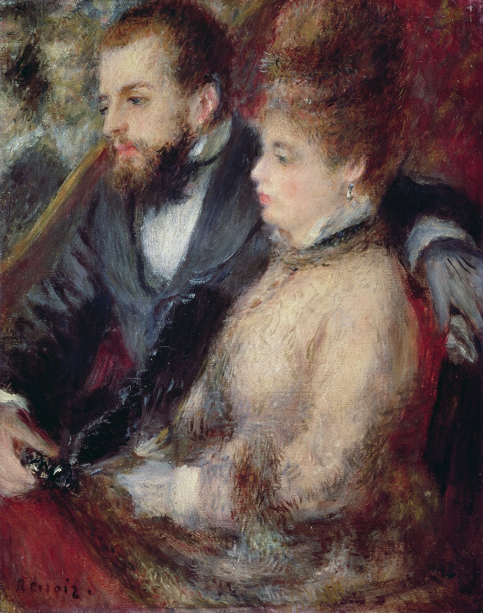 Logen, 1873 af Pierre Auguste Renoir