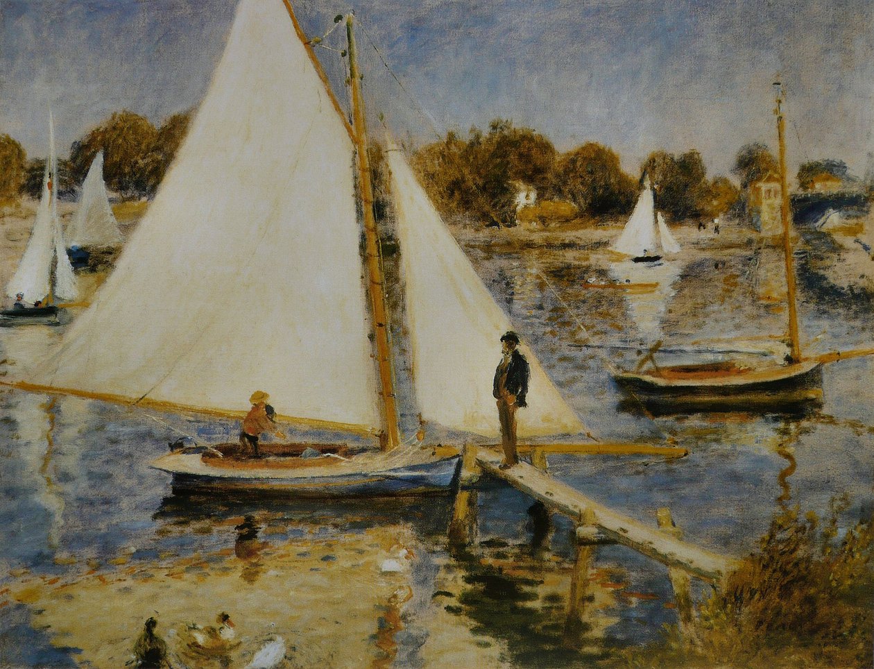 Seinen ved Argenteuil af Pierre Auguste Renoir