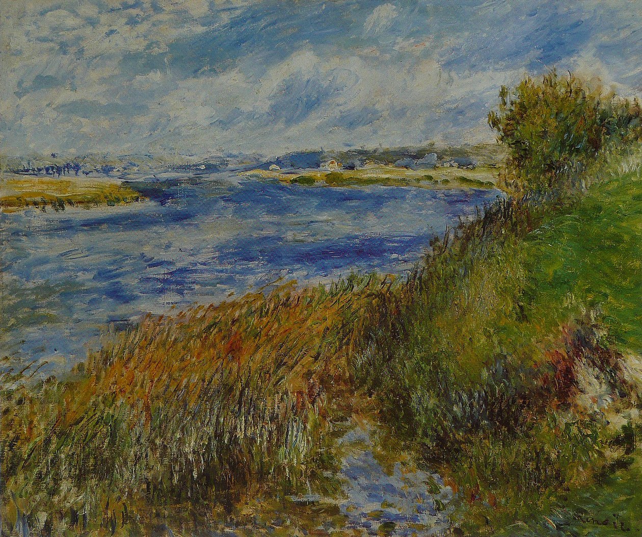 Seinen ved Champrosay af Pierre Auguste Renoir