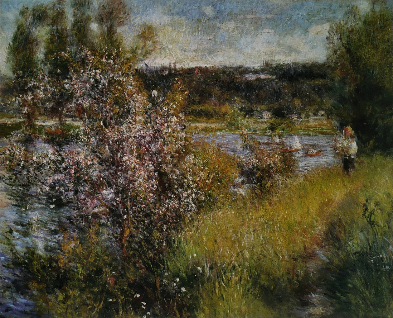 Seinen ved Chatou af Pierre Auguste Renoir