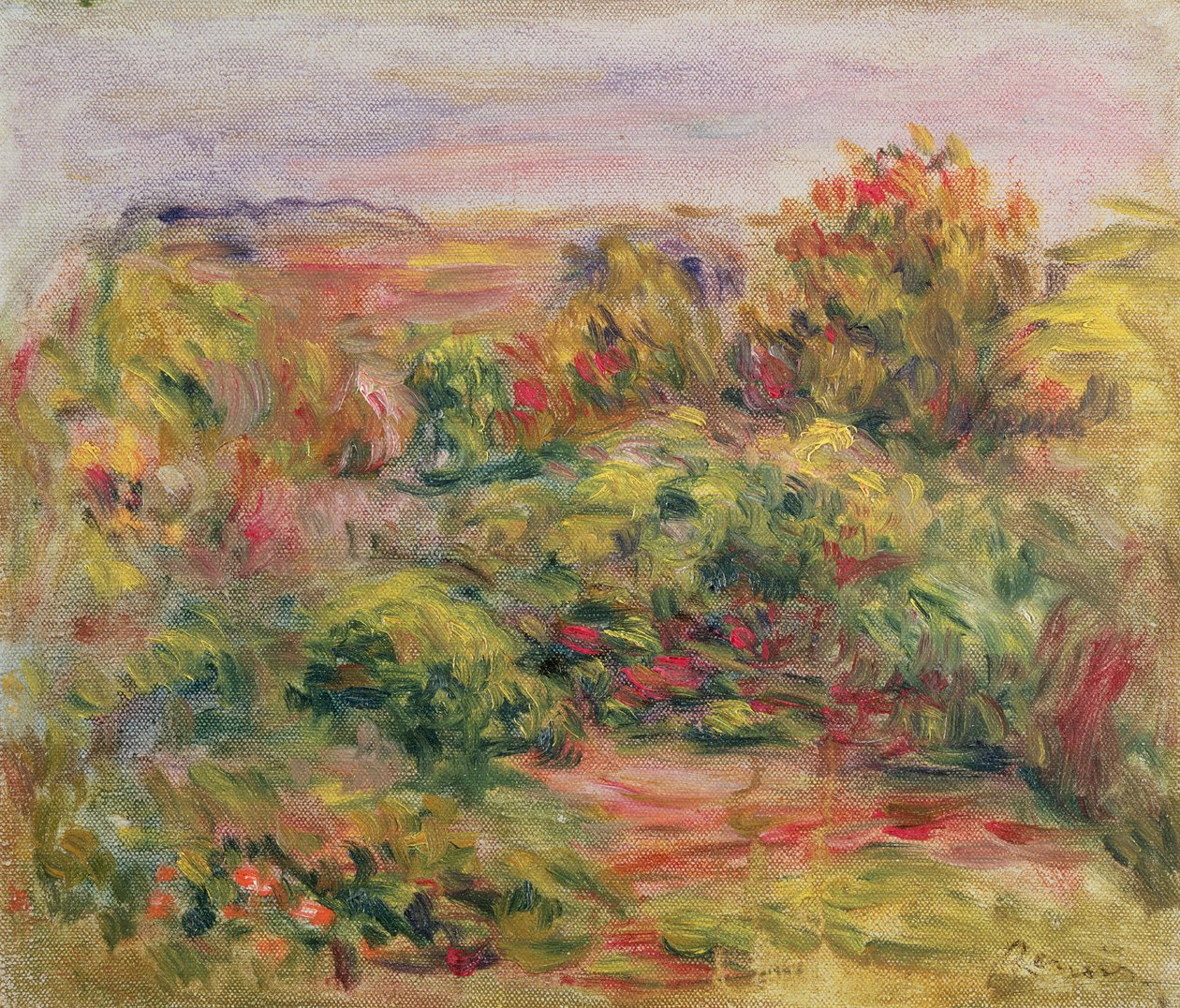 Landskab af Pierre Auguste Renoir