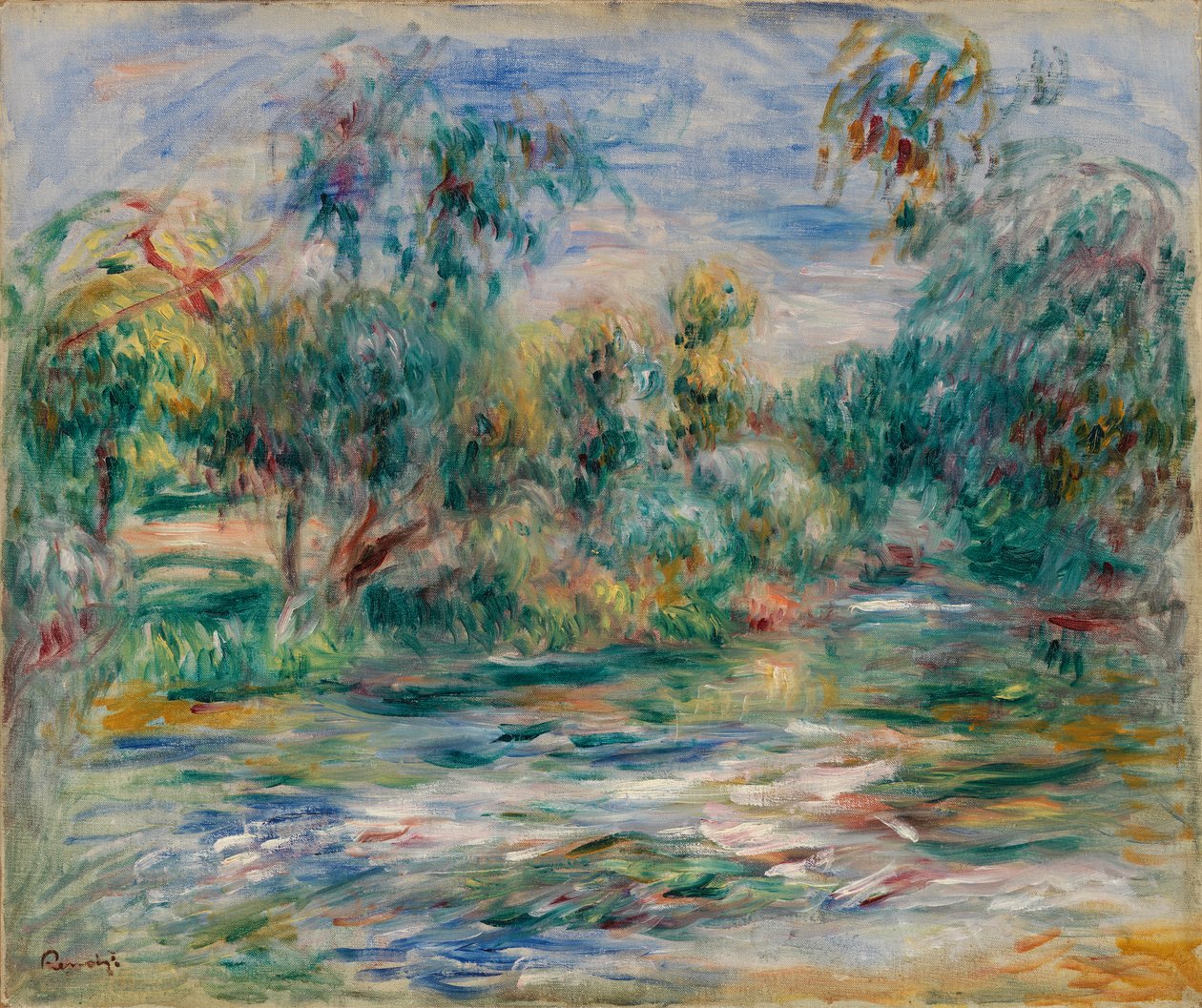 Landskab (betaling) af Pierre Auguste Renoir