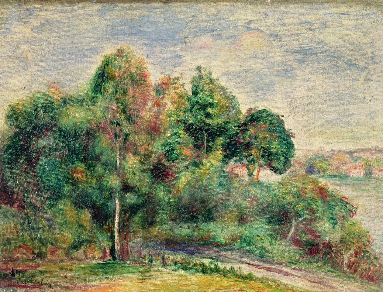 Landskab af Pierre Auguste Renoir