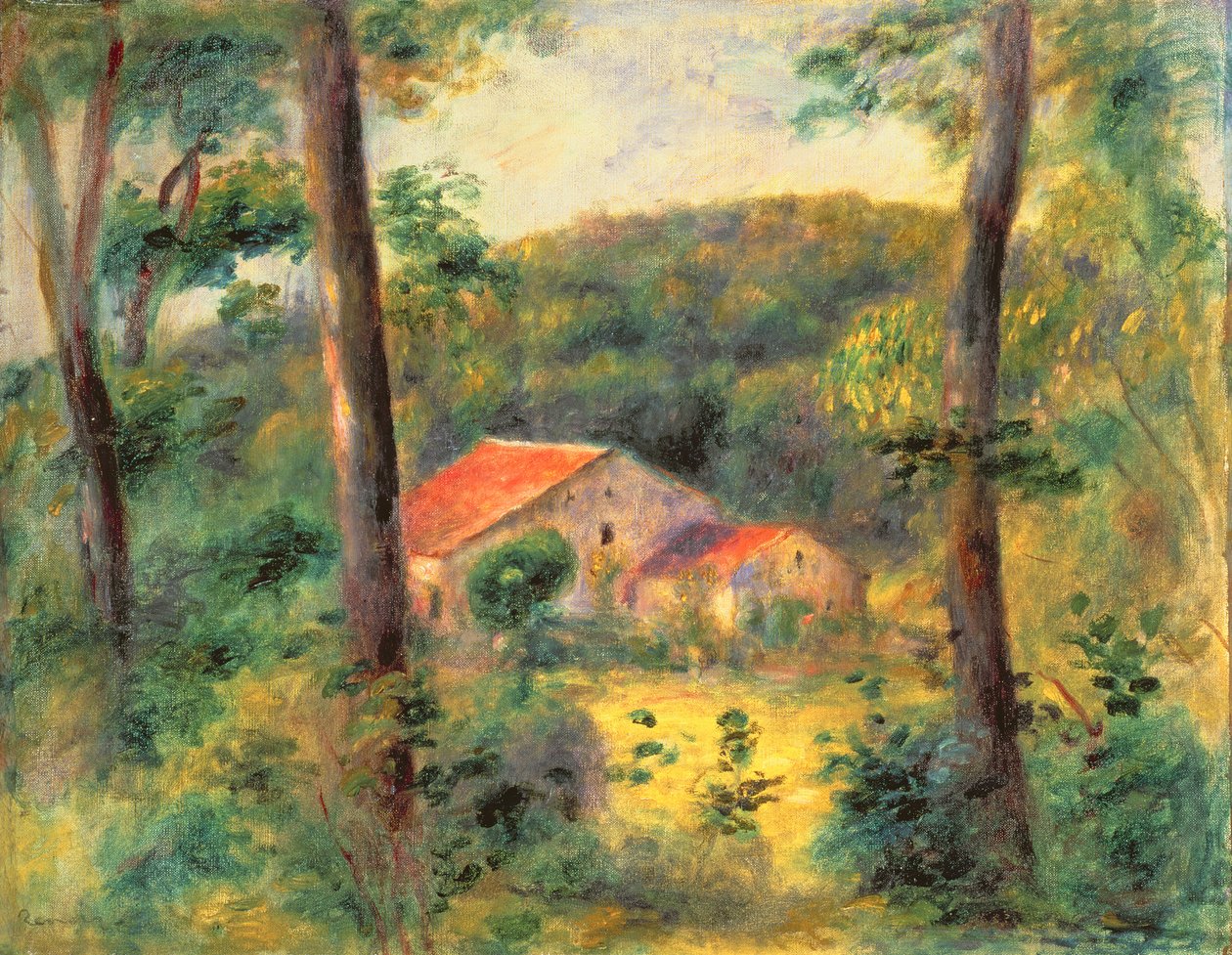 Landskab nær Briey, 1899 af Pierre Auguste Renoir