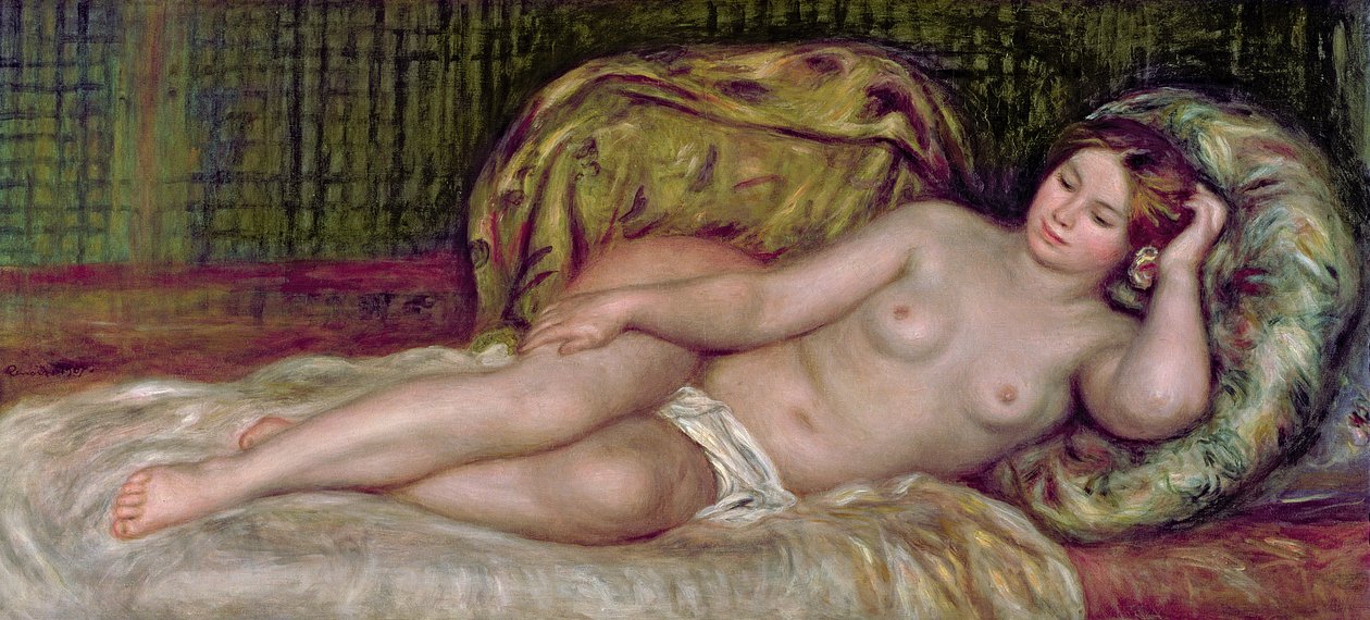 Stor nøgen, 1907 af Pierre Auguste Renoir
