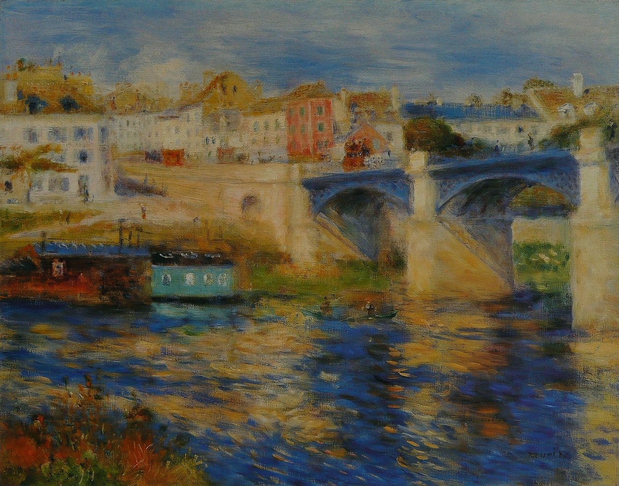Chatou -broen af Pierre Auguste Renoir