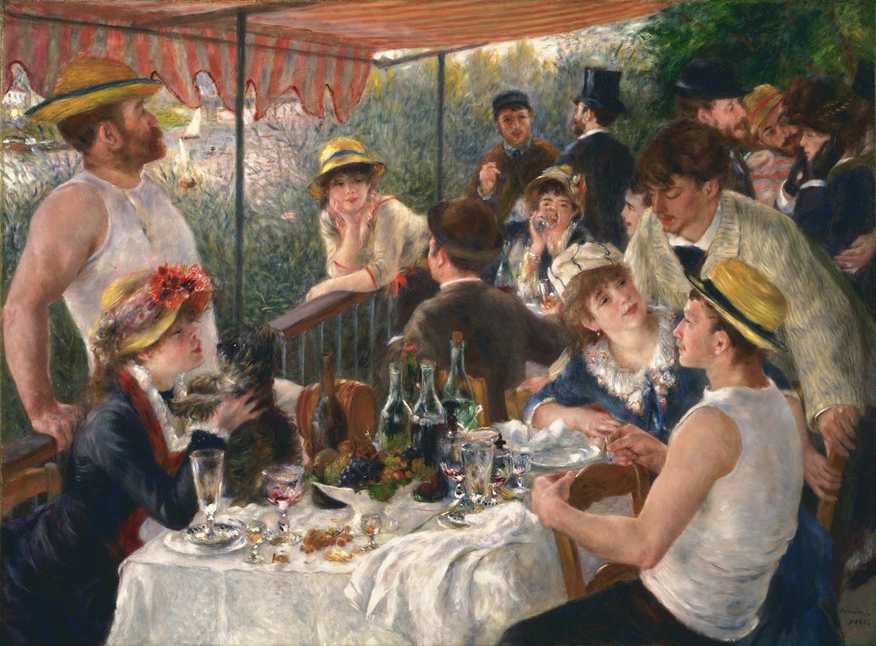 Frokost fra Sejlfesten af Pierre Auguste Renoir