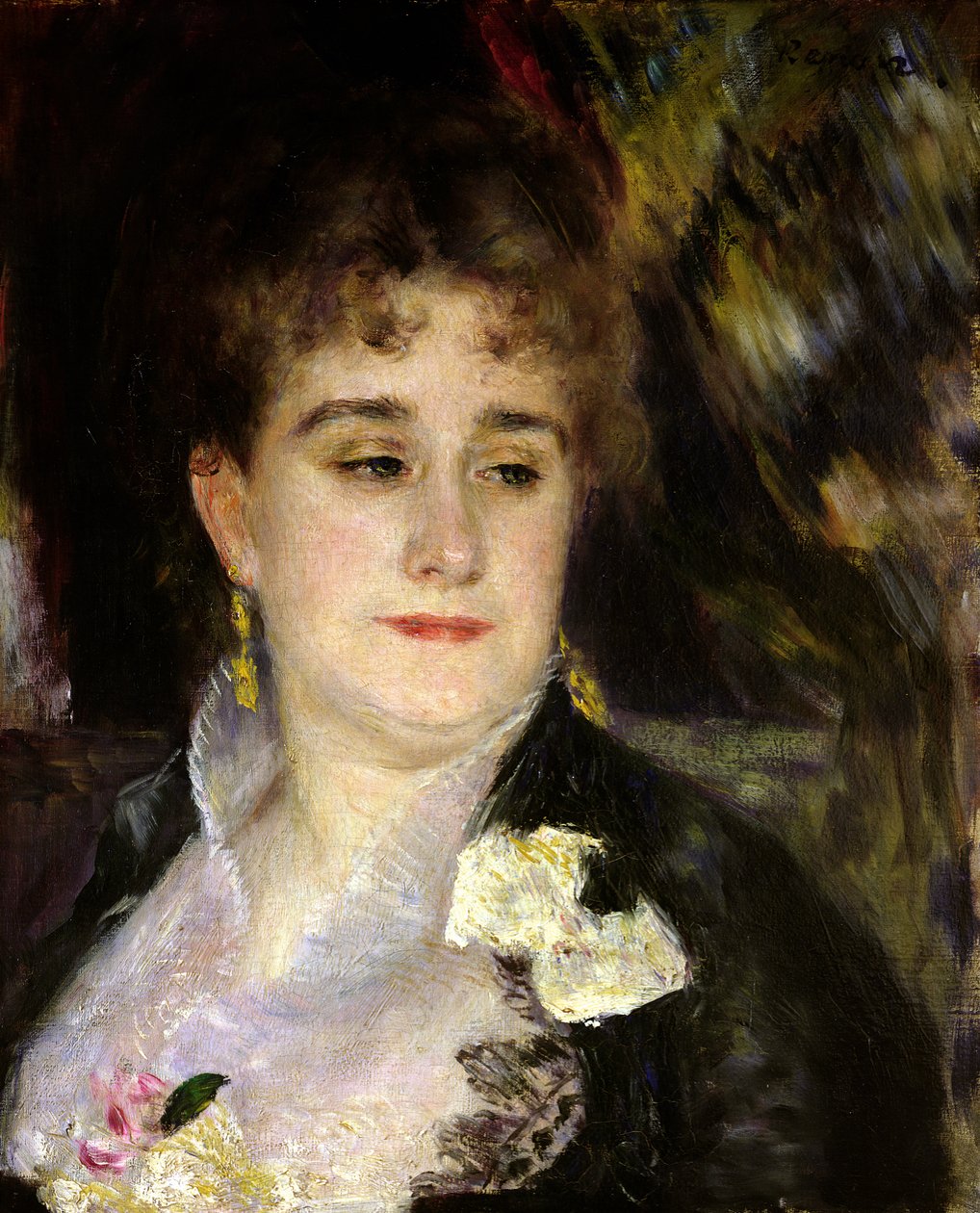 Madame Georges Charpentier (1848-1904), ca. 1876-7 af Pierre Auguste Renoir