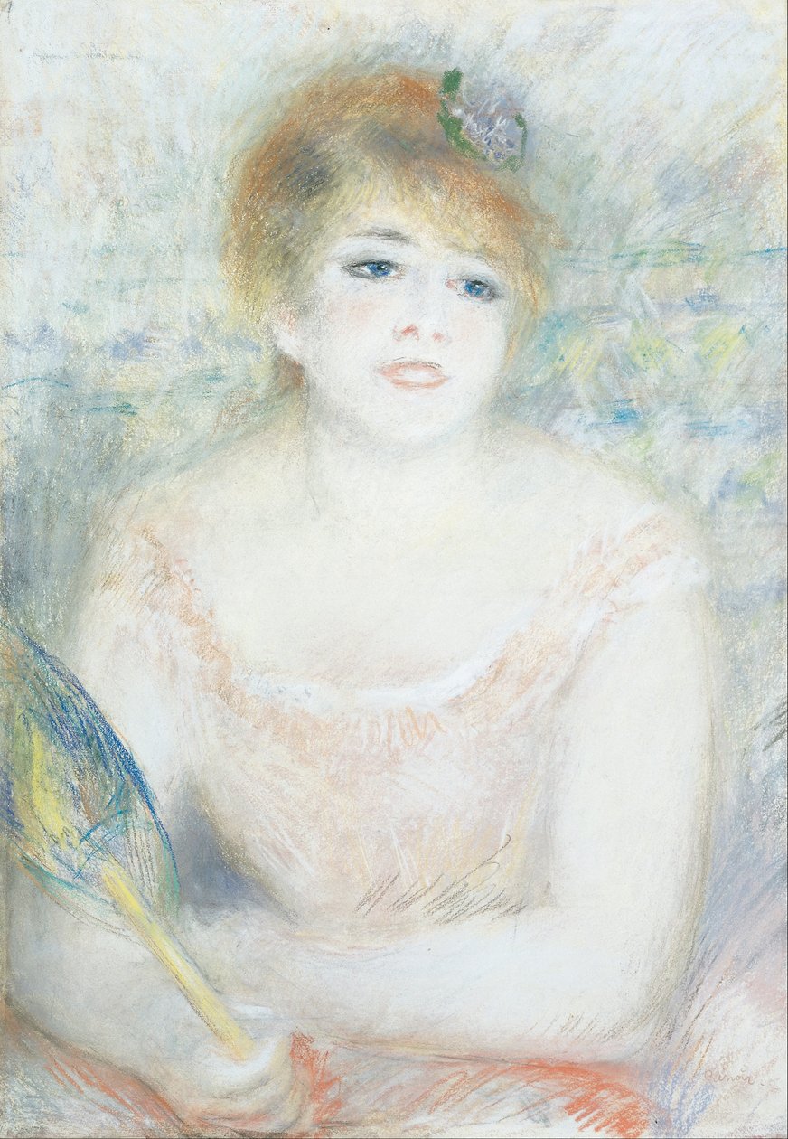 Frøken Jeanne Samary af Pierre Auguste Renoir