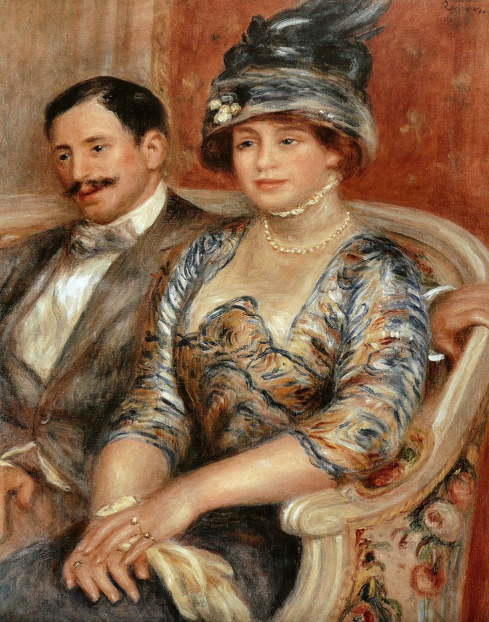 Hr. Og fru Bernheim de Villers af Pierre Auguste Renoir