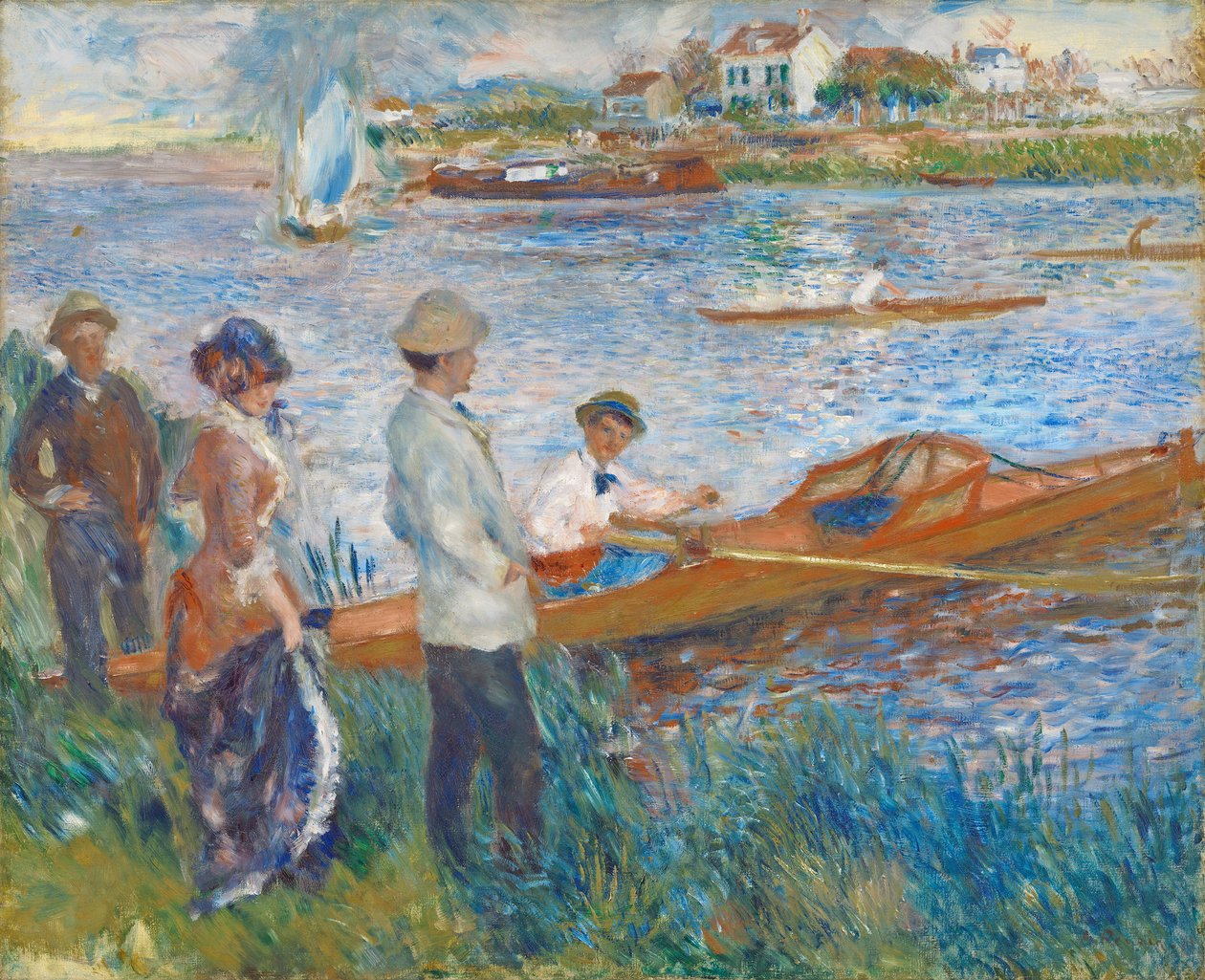 Åremænd i Chatou, 1879 af Pierre Auguste Renoir