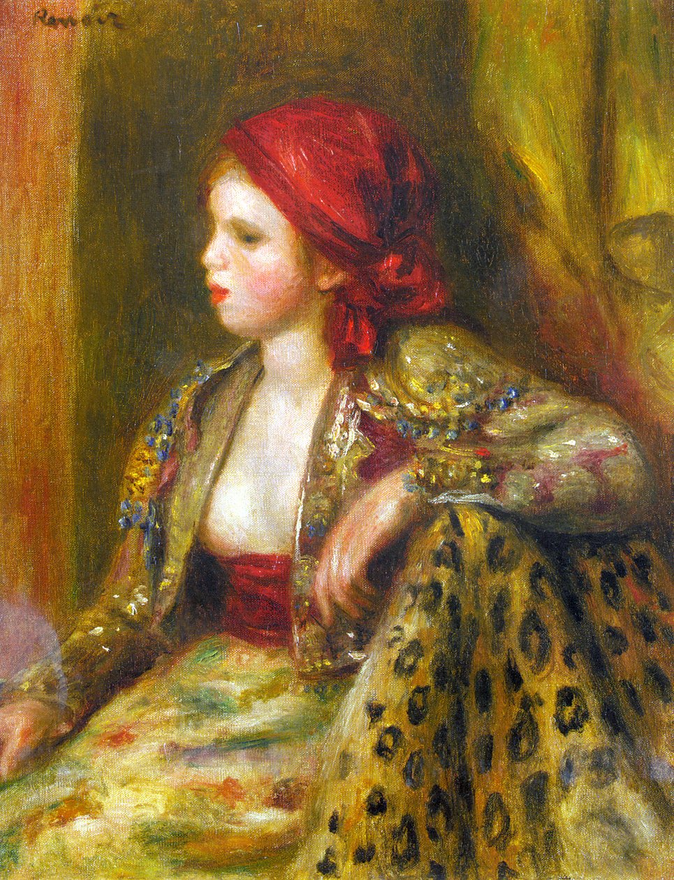 Odalisk af Pierre Auguste Renoir