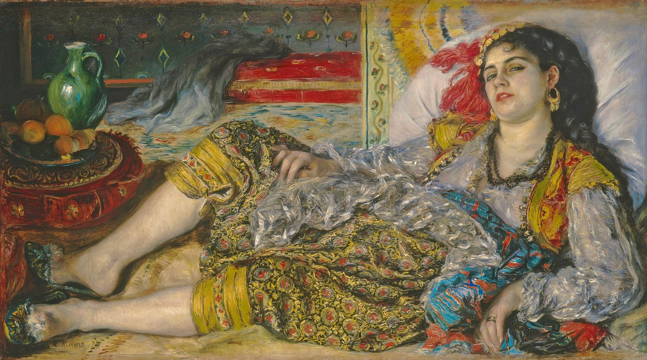Odalisken, 1870 af Pierre Auguste Renoir