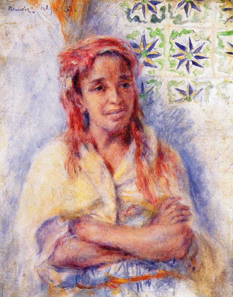 Gammel arabisk kvinde af Pierre Auguste Renoir