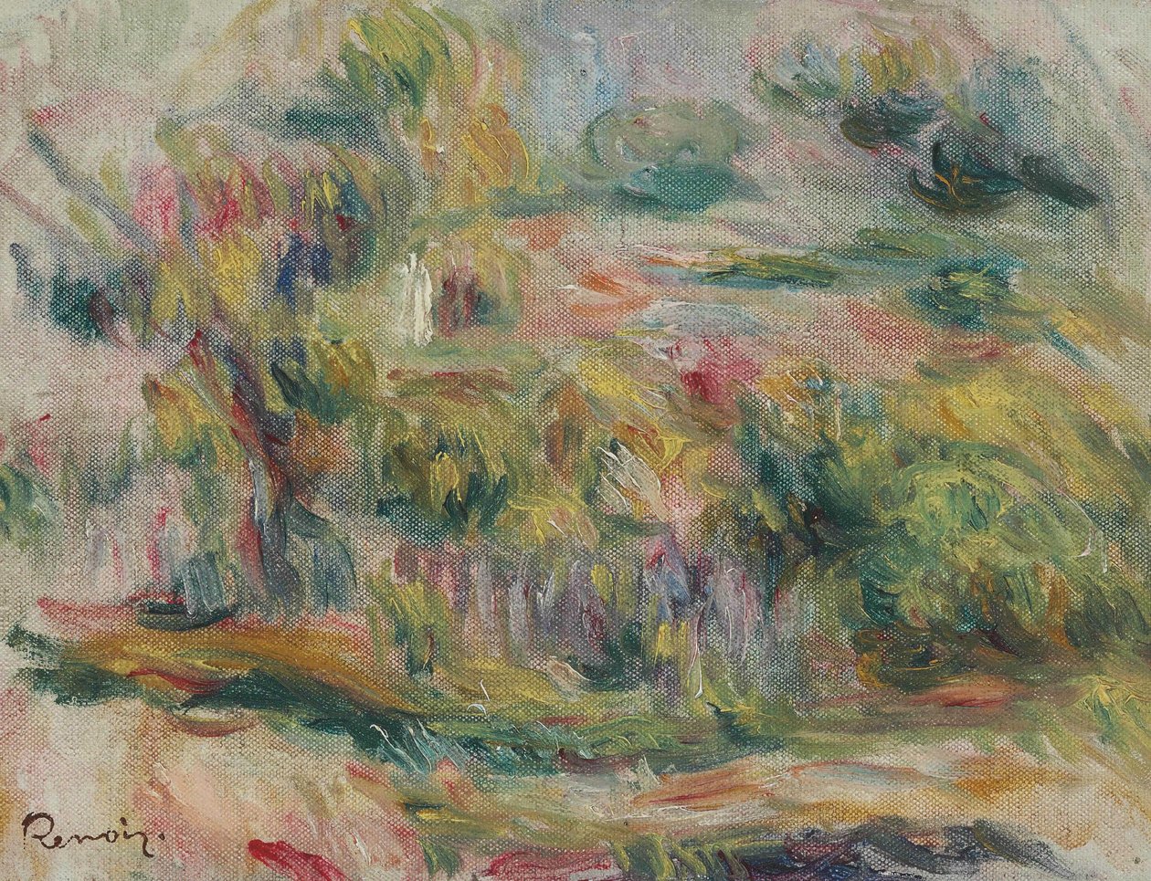 På landet af Pierre Auguste Renoir