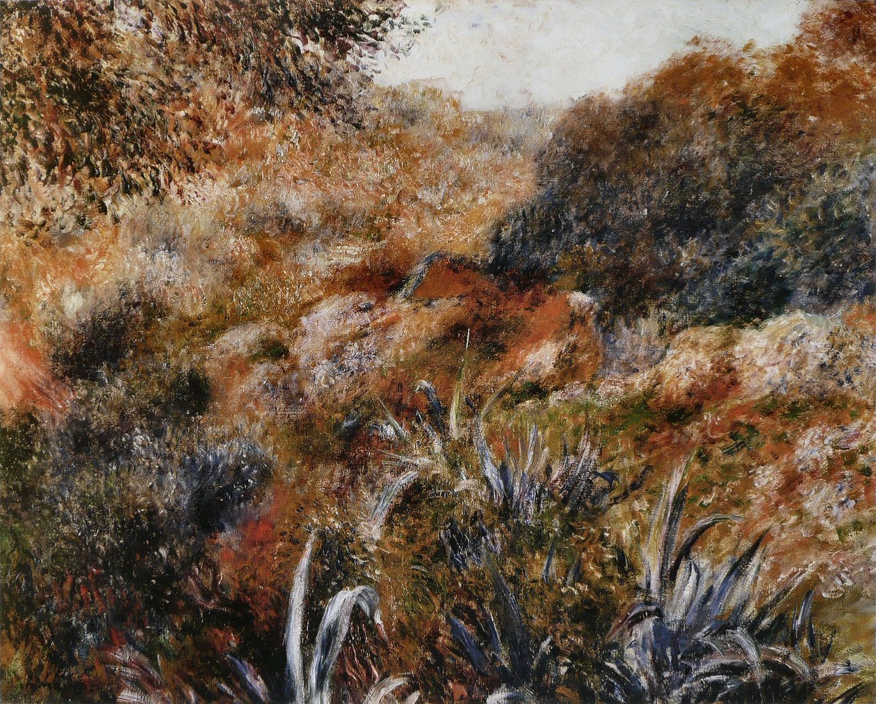 Algerisk landskab af Pierre Auguste Renoir