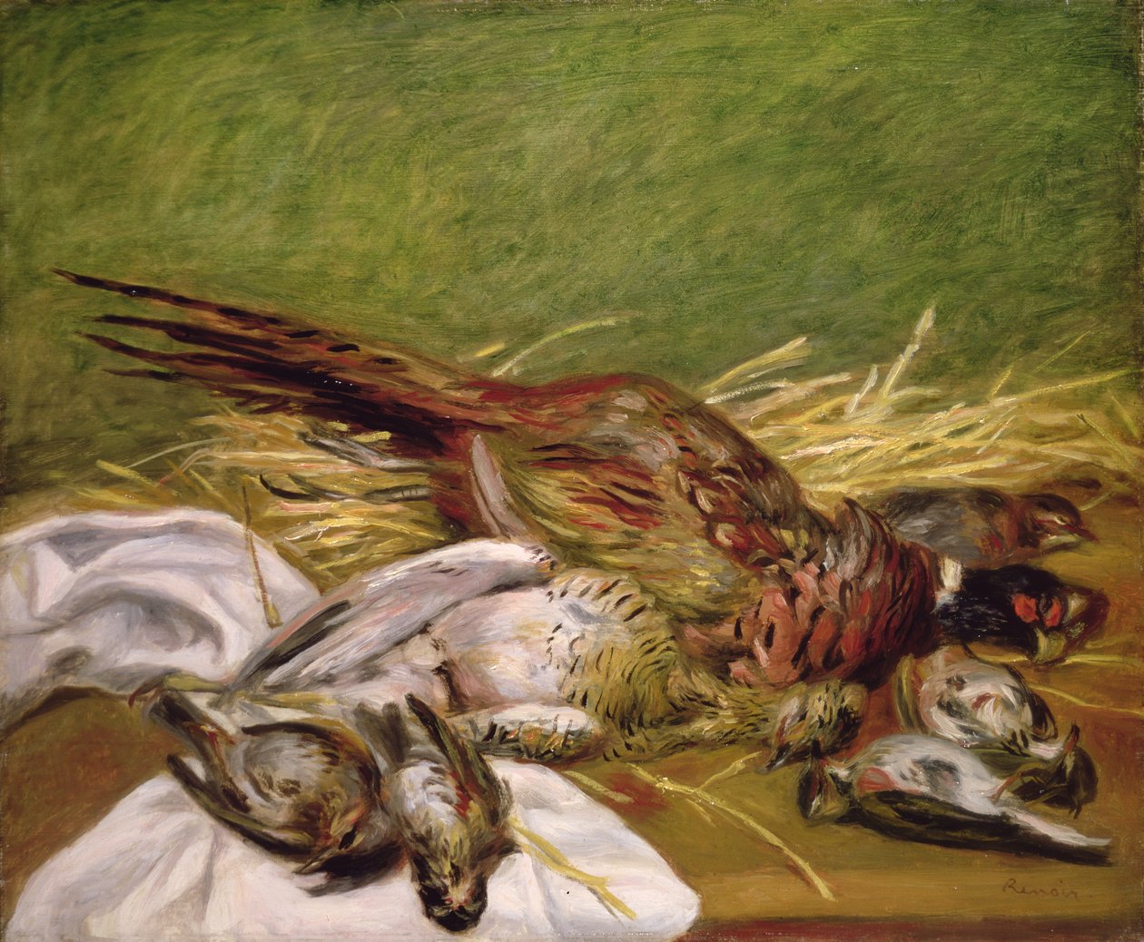Fasan og drosler, 1902 af Pierre Auguste Renoir