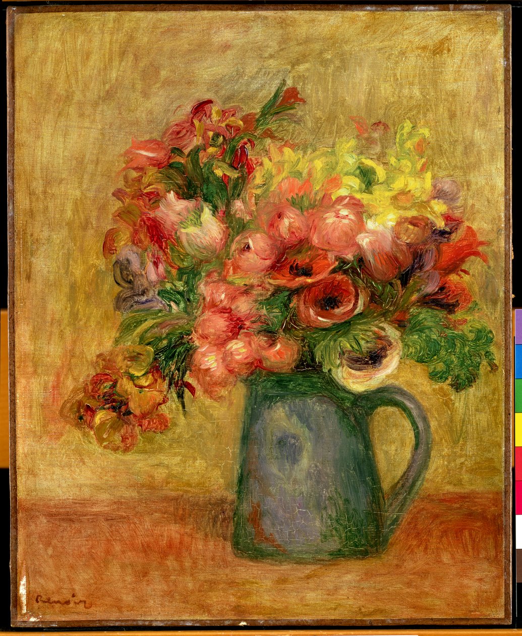 Blomsterkande, c.1889 af Pierre Auguste Renoir
