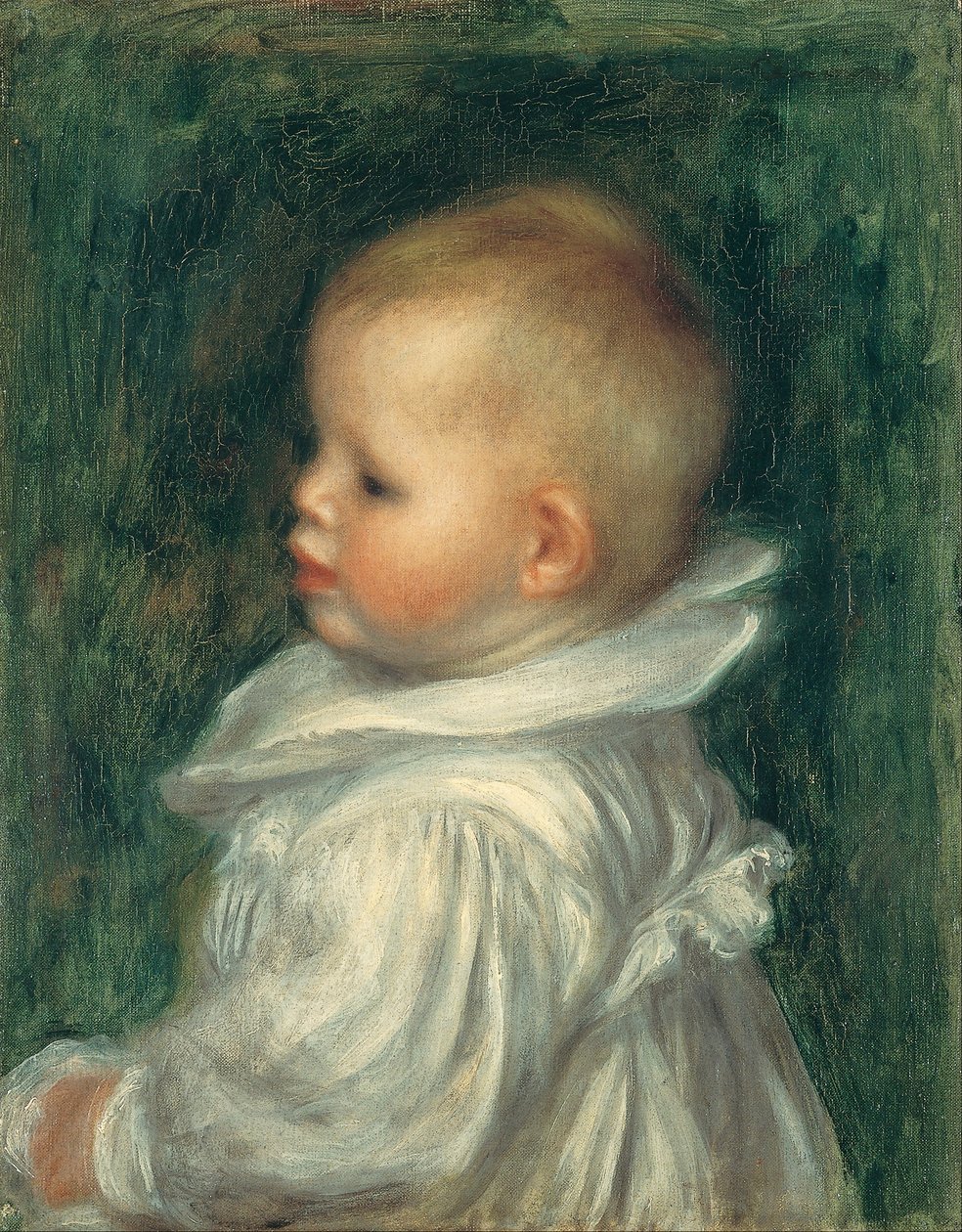 Portræt af Claude Renoir af Pierre Auguste Renoir
