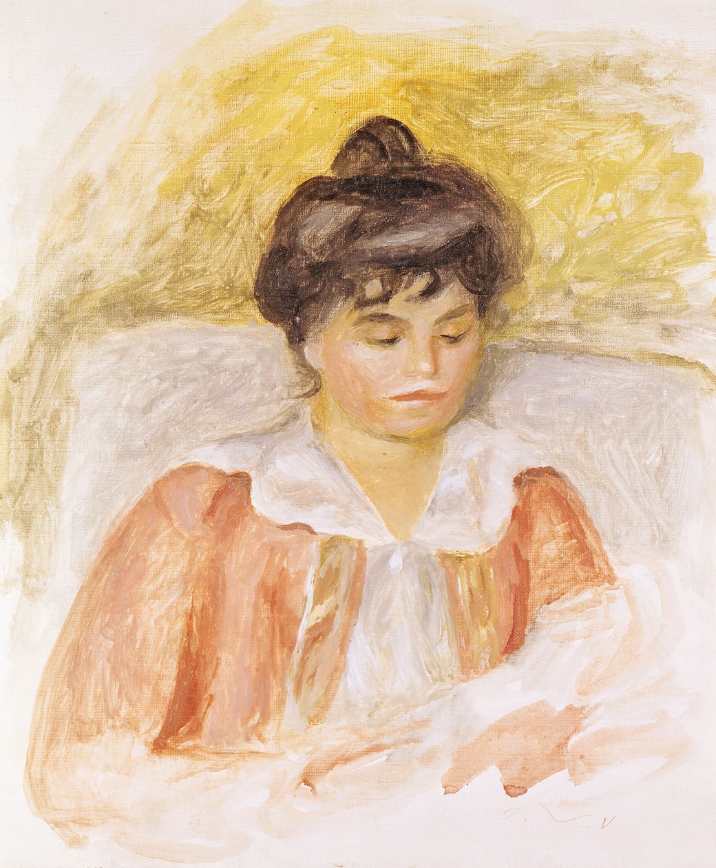 Portræt af Madame Albert Andre af Pierre Auguste Renoir