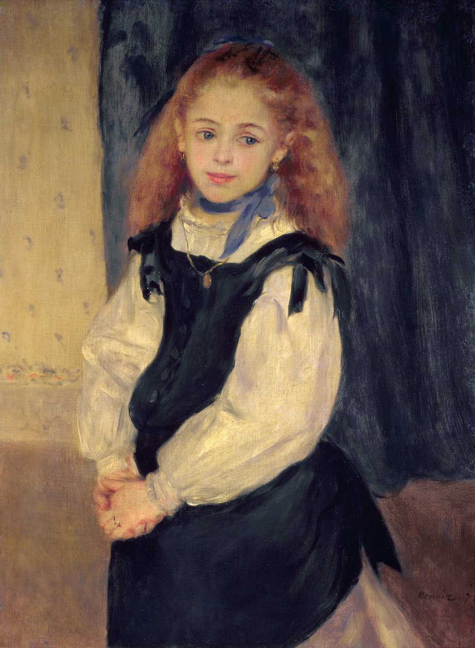 Portræt af Mademoiselle Legrand af Pierre Auguste Renoir
