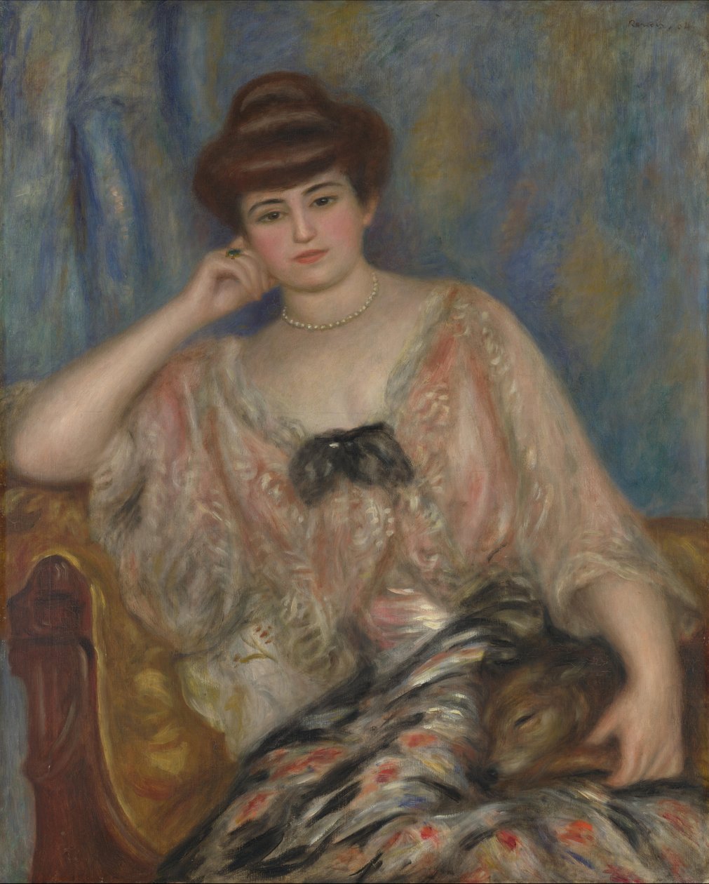 Portræt af Misia Godebska-Sert af Pierre Auguste Renoir