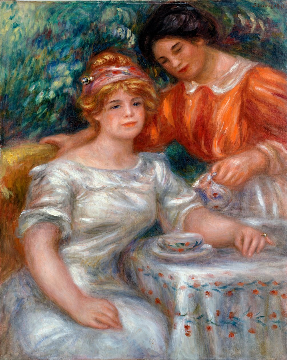 Portræt af frøken Amélie Diéterle af Pierre Auguste Renoir