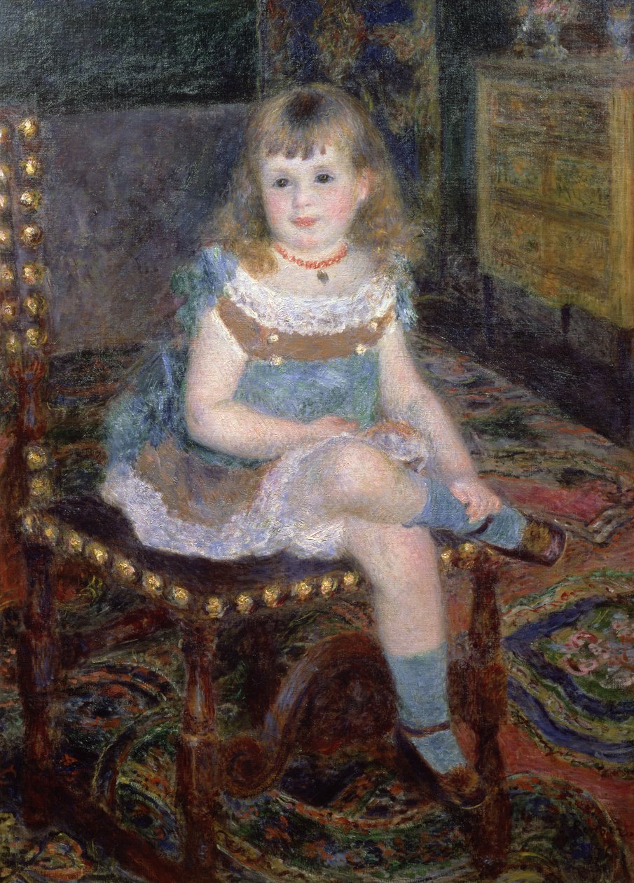 Portræt af Mlle. Georgette Charpentier, 1876 af Pierre Auguste Renoir