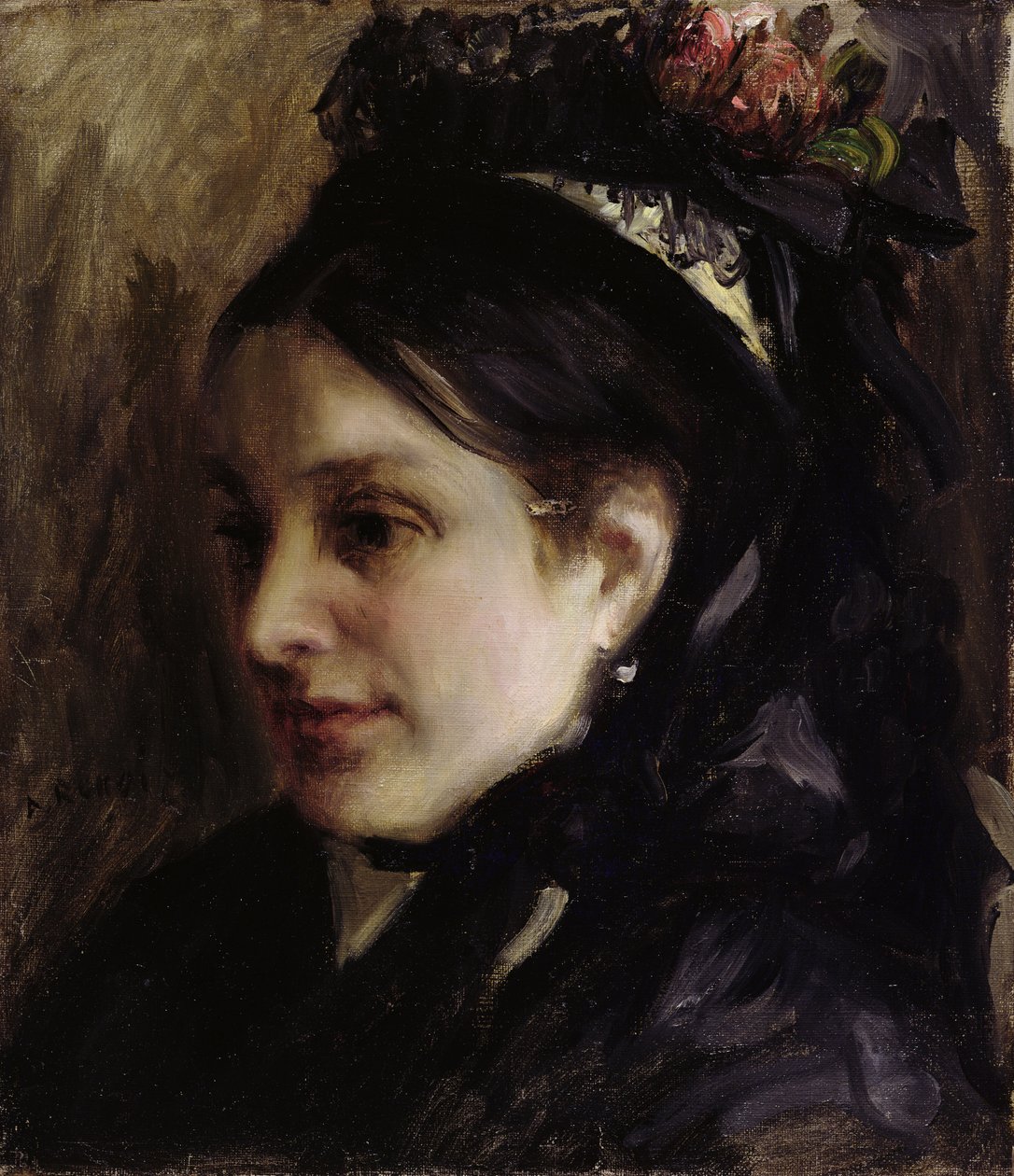 Portræt af Rapha Maitre, 1870 af Pierre Auguste Renoir