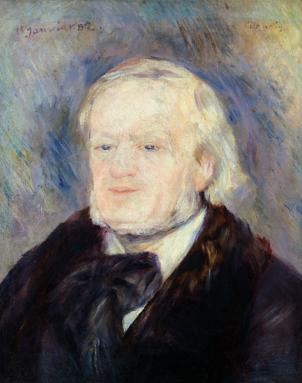 Portræt af Richard Wagner (1813-83) 1882 af Pierre Auguste Renoir
