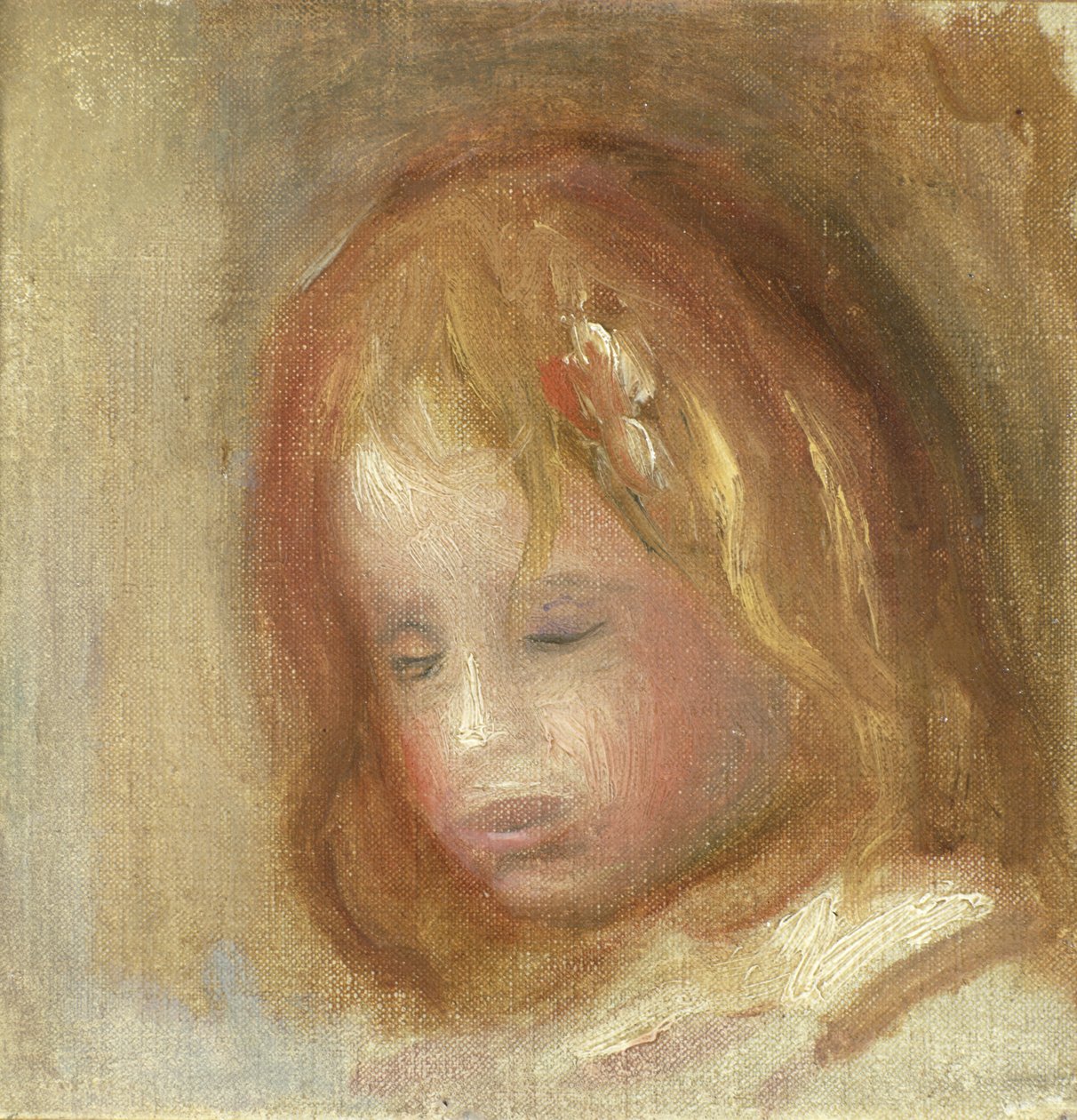 Portræt af et barn af Pierre Auguste Renoir