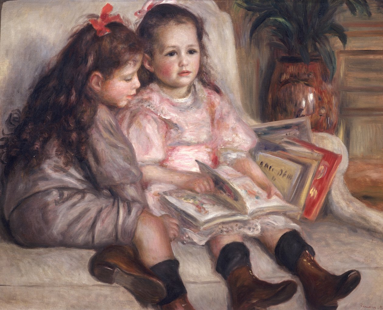Portrætter af børn, eller The Children of Martial Caillebotte, 1895 af Pierre Auguste Renoir