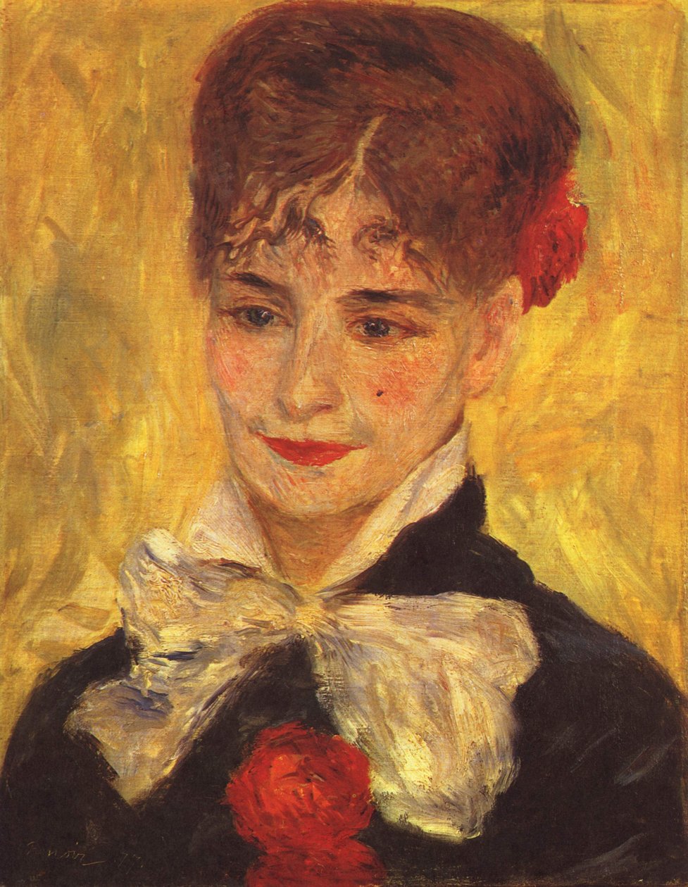 Portræt af fru Iscovesco af Pierre Auguste Renoir