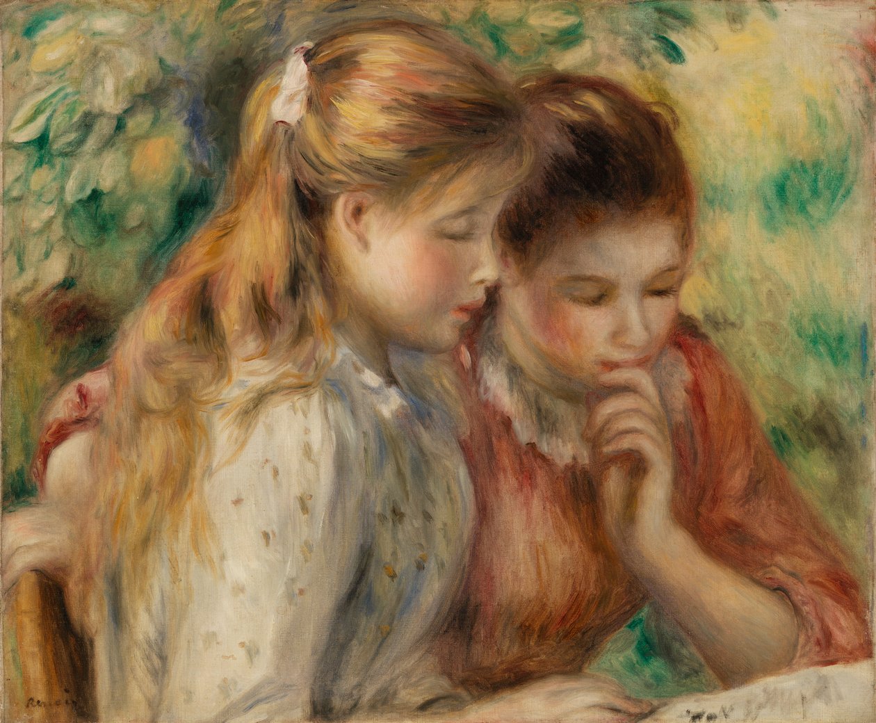 Læsning af Pierre Auguste Renoir