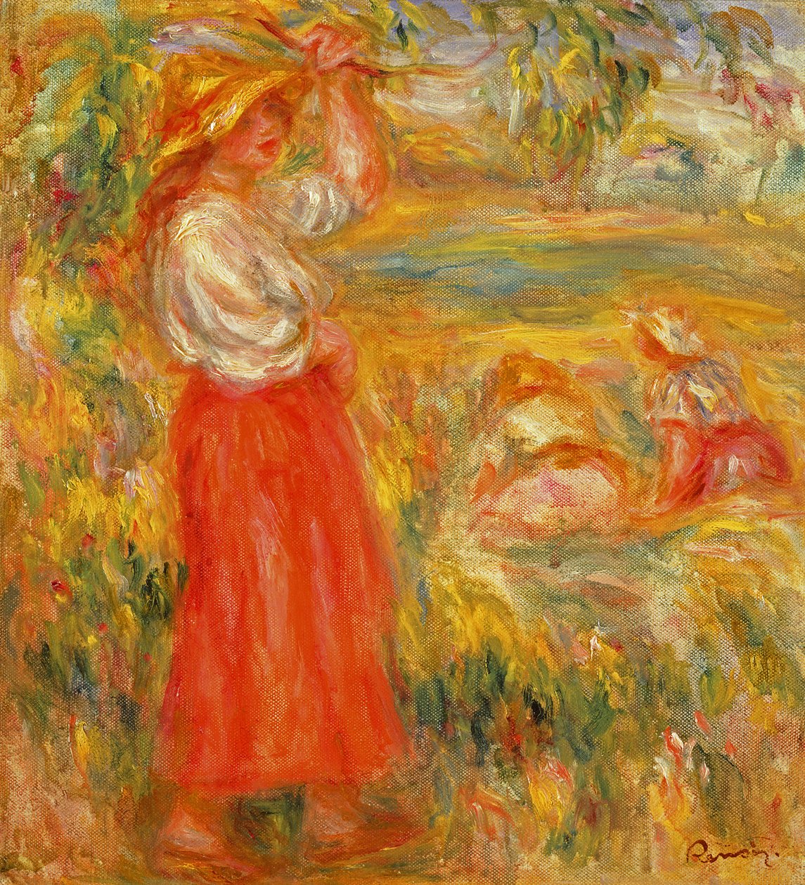Reapers, ca. 1919 af Pierre Auguste Renoir