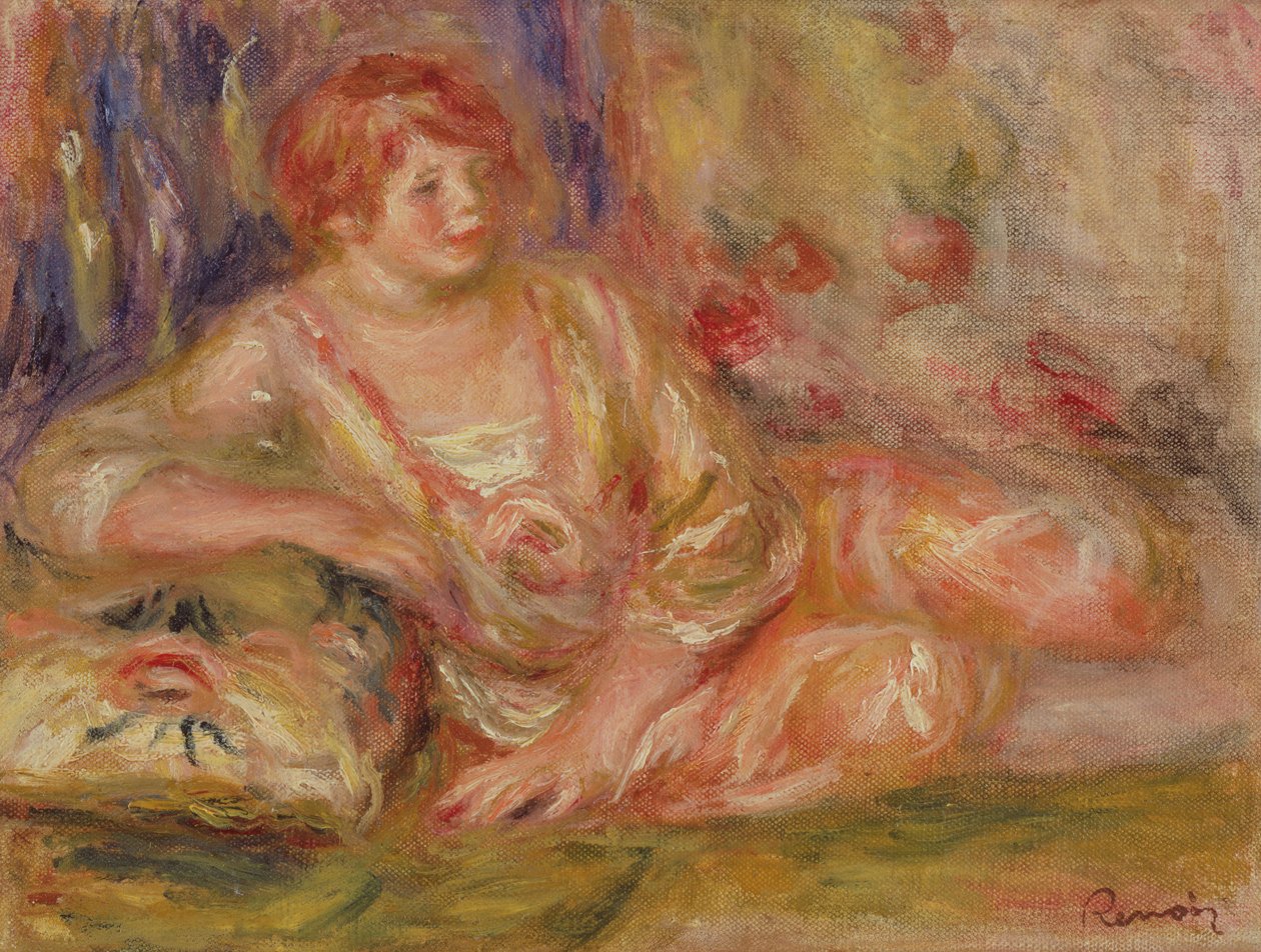 Liggende Odalisque af Pierre Auguste Renoir