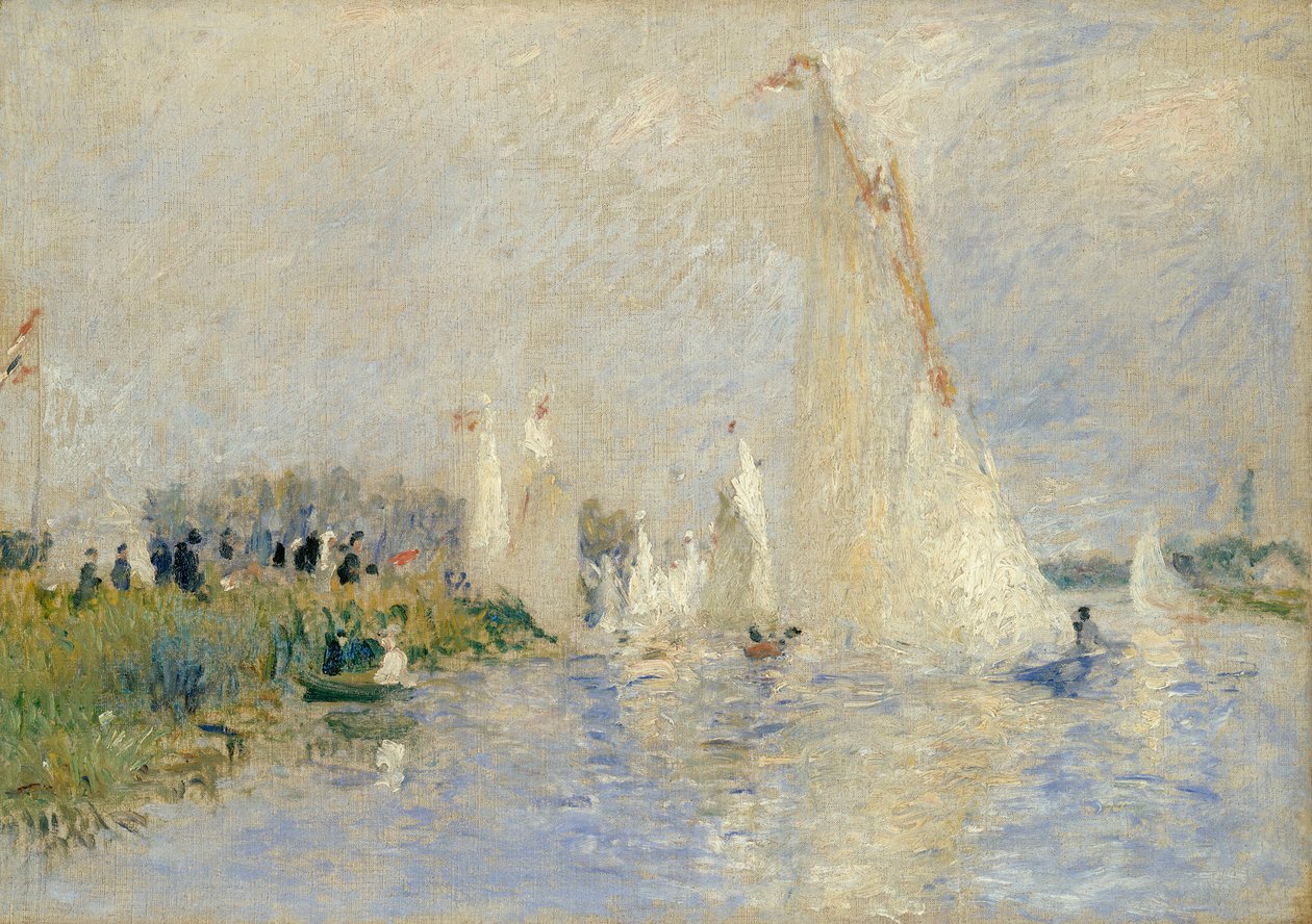 Regatta i Argenteuil, 1874 af Pierre-Auguste Renoir