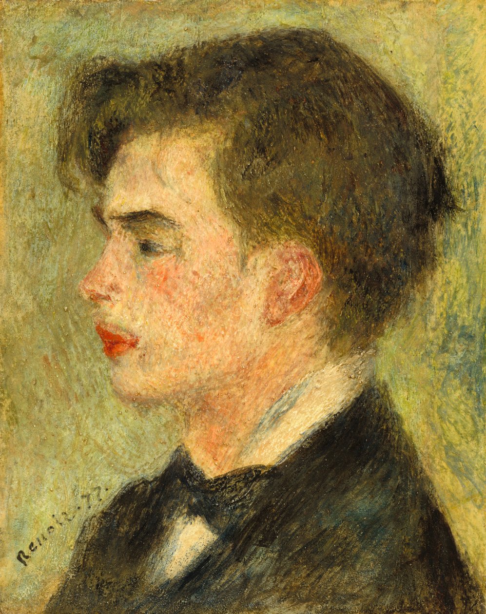 Portræt af Georges Riviere af Pierre Auguste Renoir