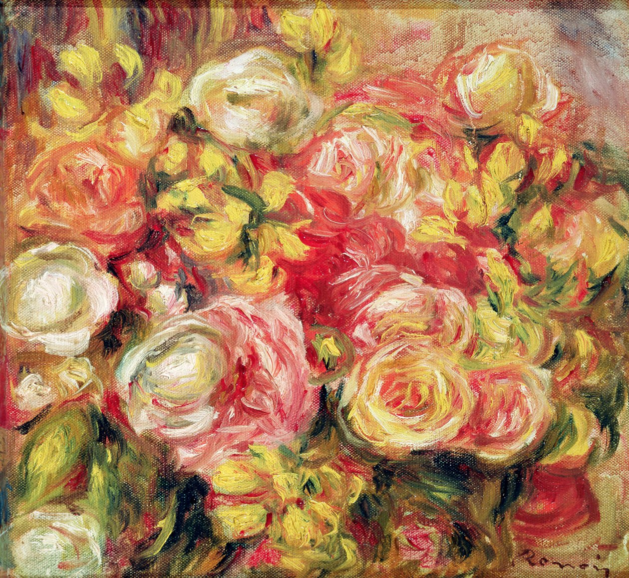 Roser, 1915 af Pierre Auguste Renoir