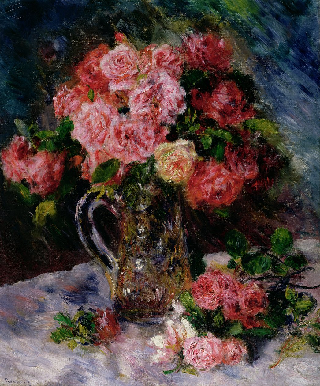 Roser, ca.1879 af Pierre Auguste Renoir