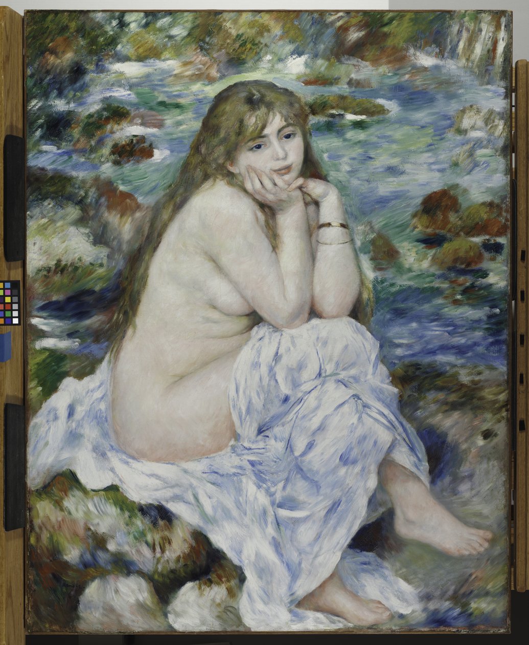Siddende Bader, c.1883-84 af Pierre Auguste Renoir
