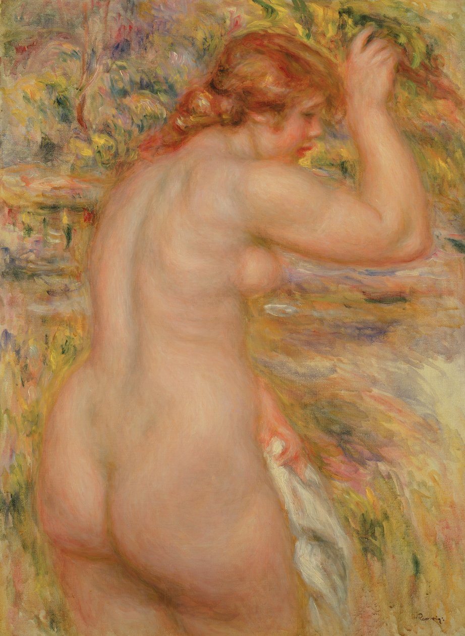 Stående nøgen af Pierre Auguste Renoir