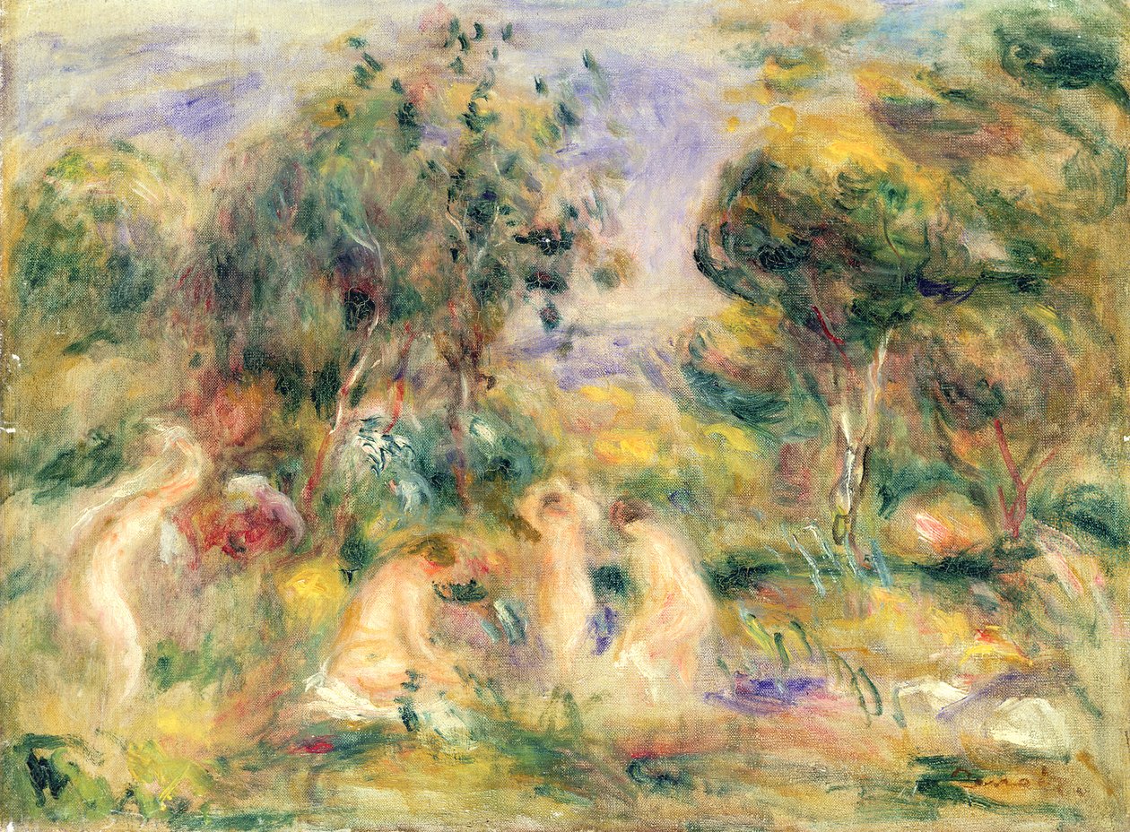 Badegæsterne af Pierre Auguste Renoir
