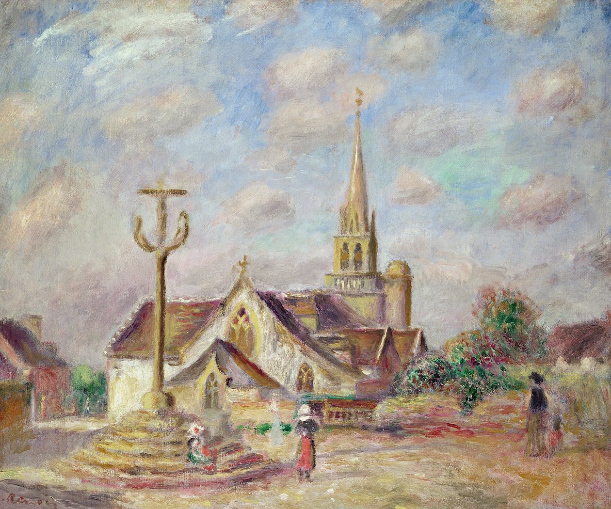 Golgata ved Pont Aven, ca. 1892 af Pierre Auguste Renoir