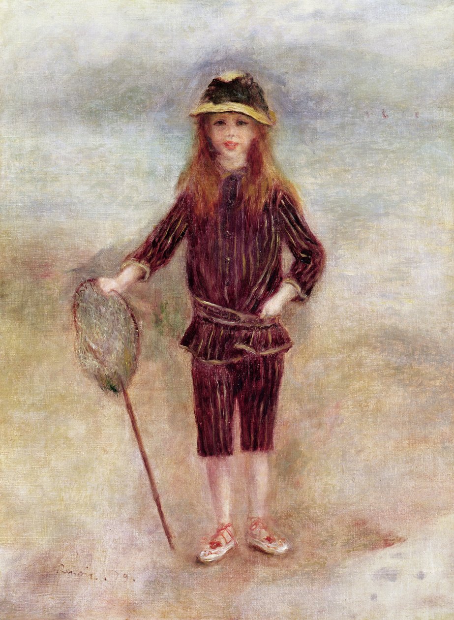 Den lille fiskerkvinde (Marthe Berard) 1879 af Pierre Auguste Renoir
