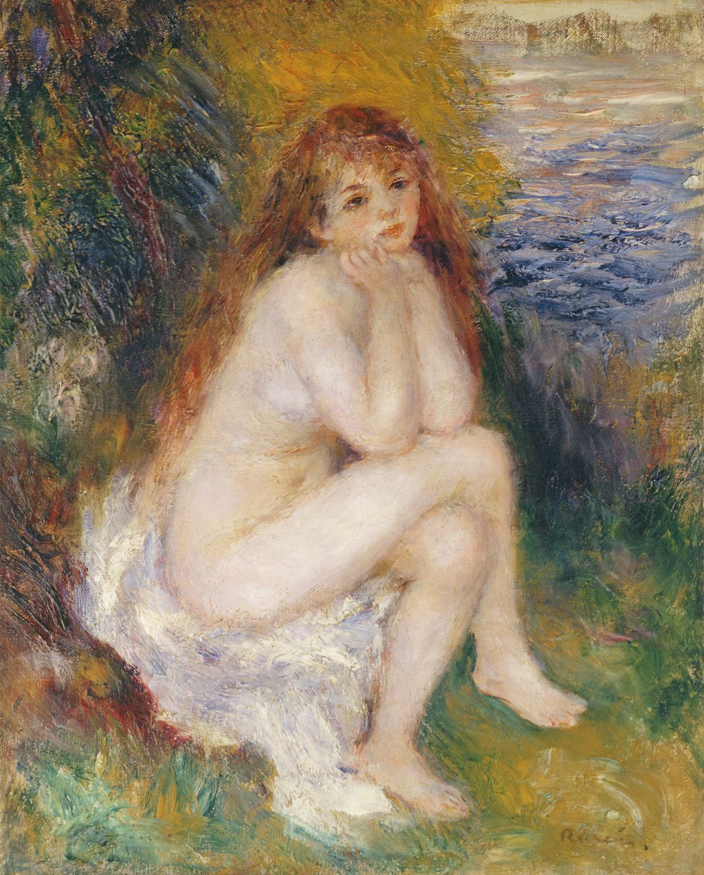 Naiaden, 1876 af Pierre Auguste Renoir